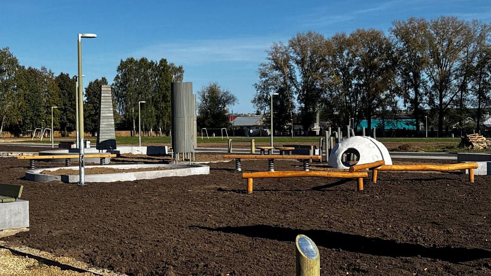 Производство уличных фонарей для освещение парка в г. Менделеевск